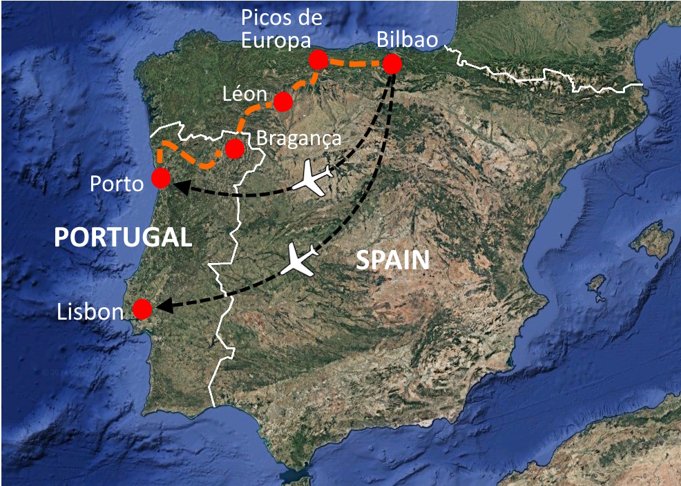 Miata Portugal & Spain scenic view - Miata Driving Tours tour destination